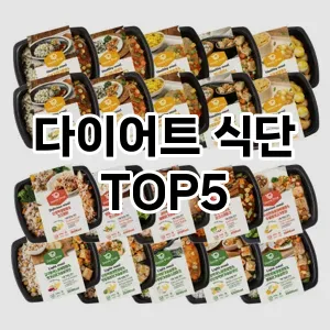 다이어트 식단 추천 TOP5