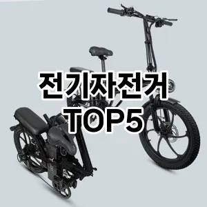 전기자전거 추천 TOP5