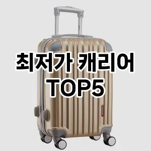 최저가 캐리어 추천 TOP5